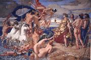 William Dyce Neptune Resigning to Britannia the Empire of the sea oil on canvas